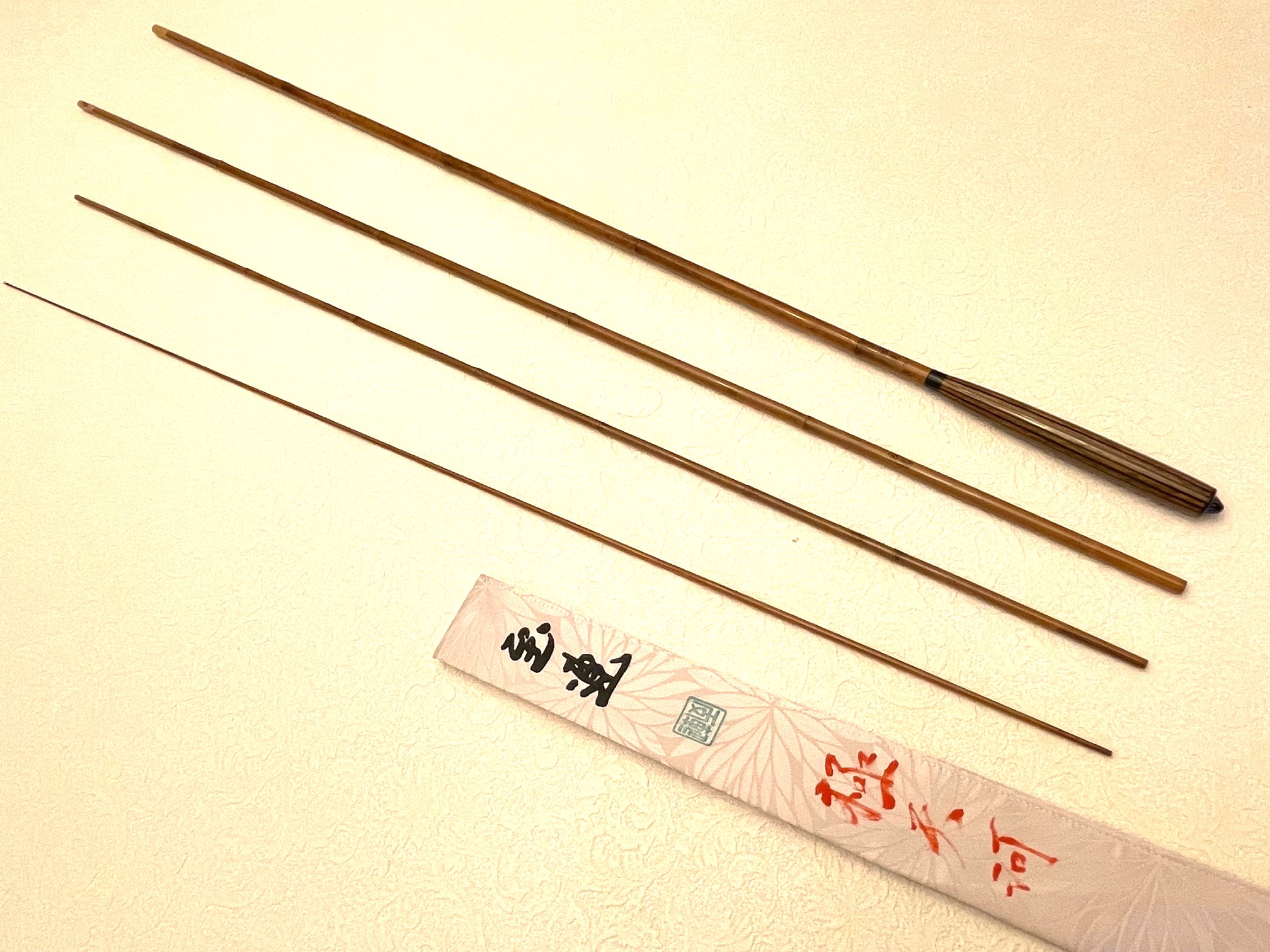 60周年・極天河・高野竹・10.2尺・透口巻・竹張り・舞（中式） yo-6307 
