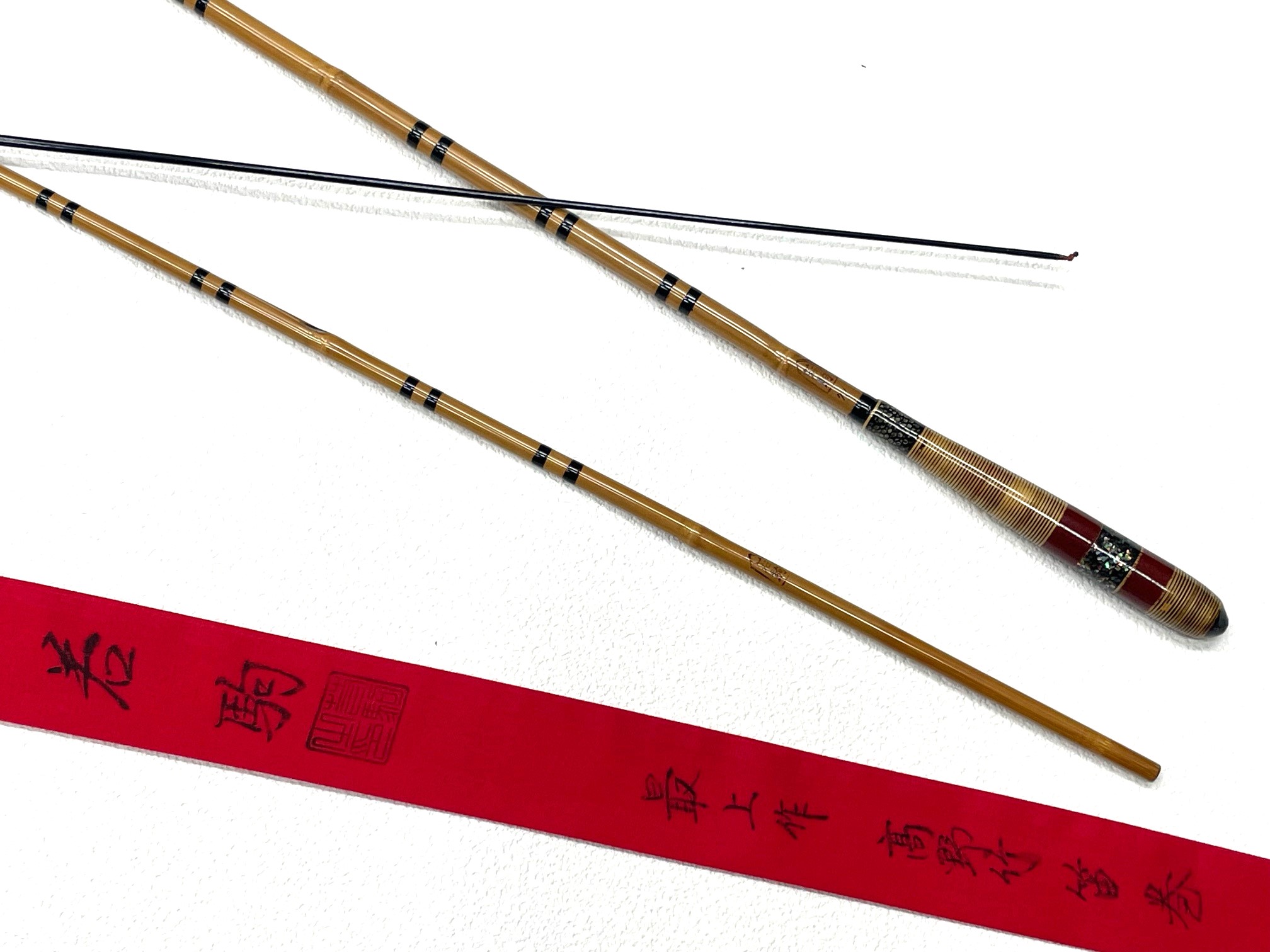 ☆極美品☆ヘラ竿工房「道」 硬式 笛巻 七尺＋十一・五尺セット/7尺 