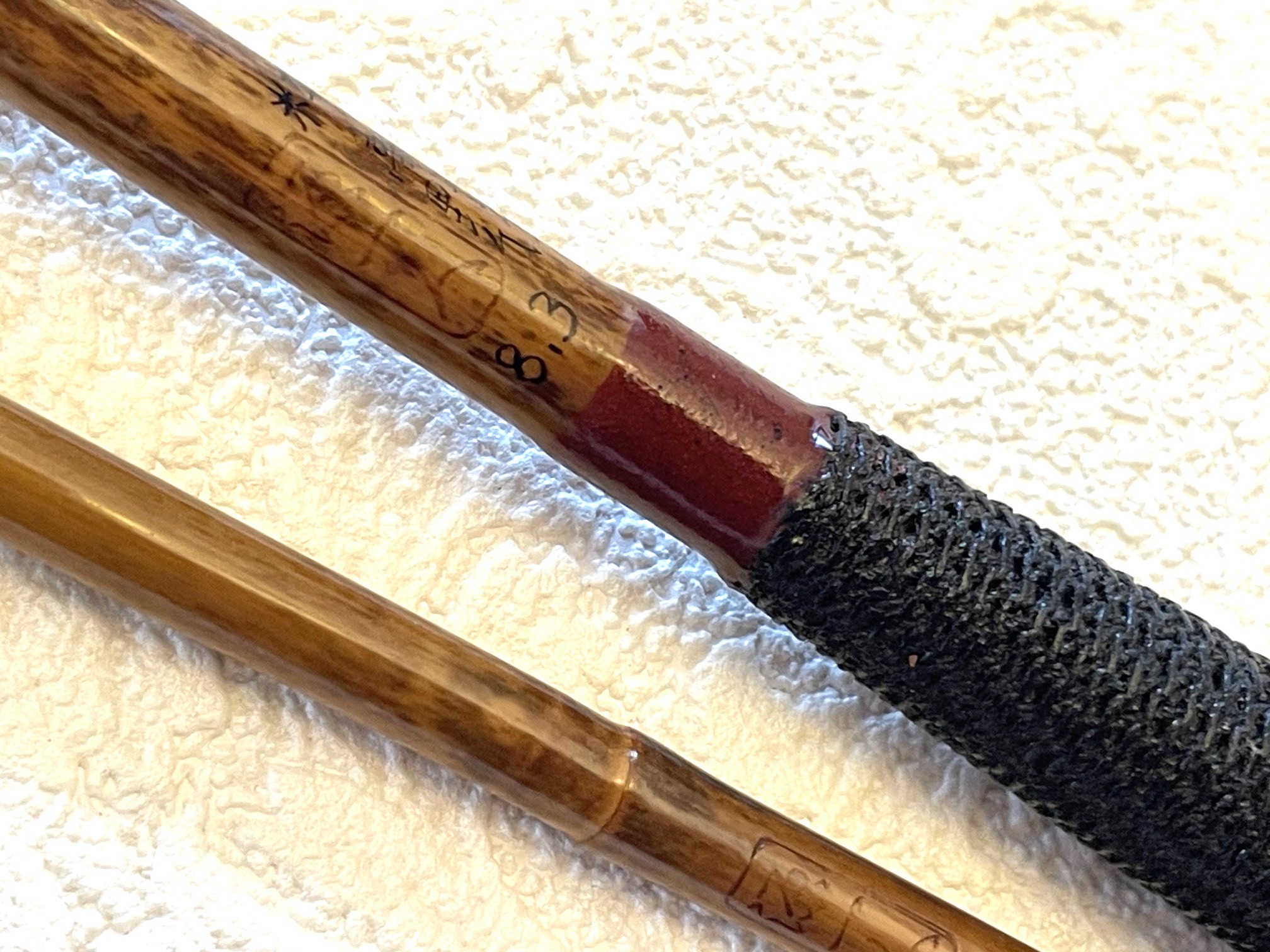 粋 高野竹・8.1尺・口巻・メッシュ・中硬式・上良 yo-7185 - へら鮒 
